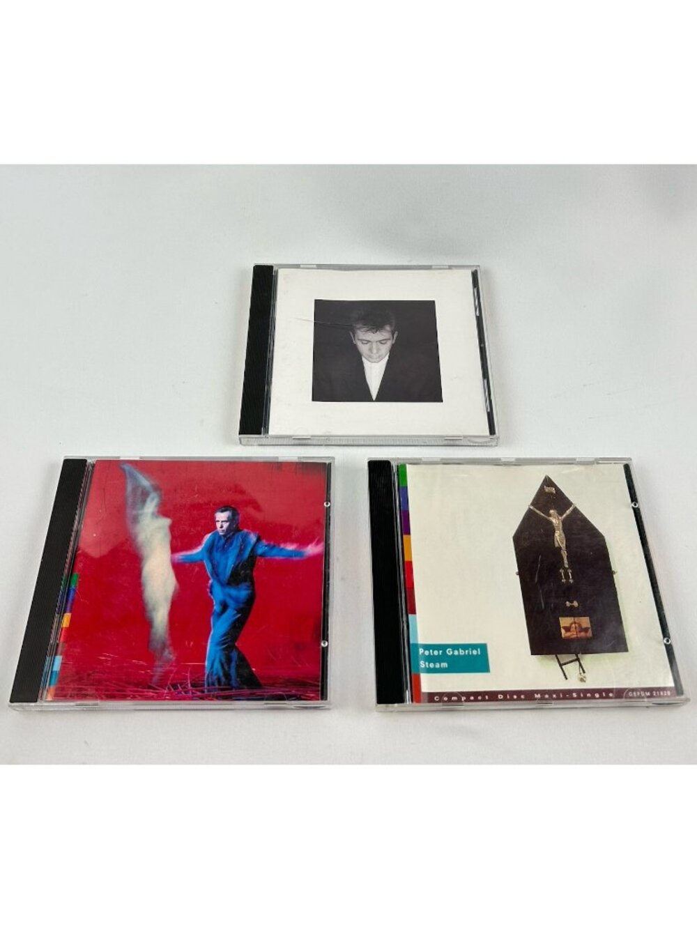 Peter Gabriel Music CD Lot of 3 Steam, Us & Shaking The Tree